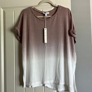 NWT Dip Dye Top in Blush